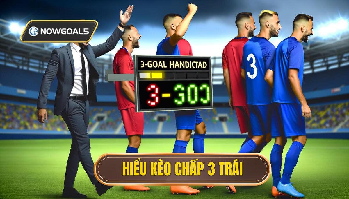 Kèo chấp 3 trái là gì
