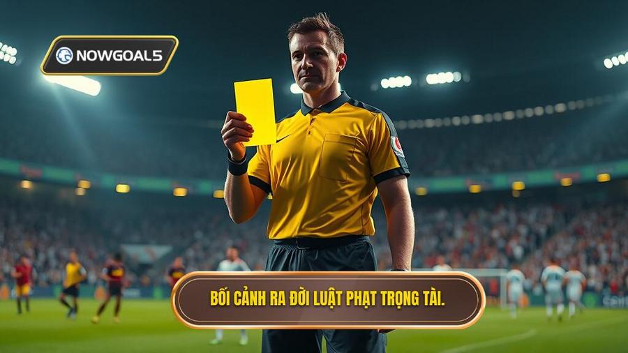 1. Bối cảnh ra đời Luật phạt trọng tài.