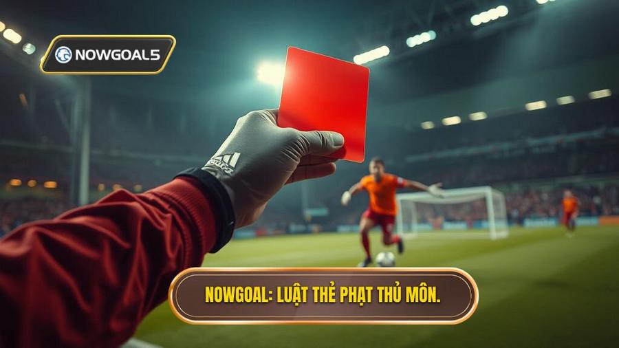 NOWGOAL_ Luật thẻ phạt thủ môn.