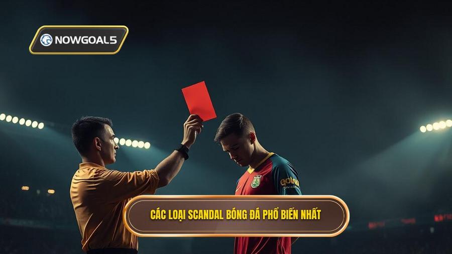 Phân loại các hình thức scandal bóng đá phổ biến